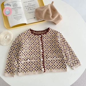 Autumn Knit Sweater Set for Infants