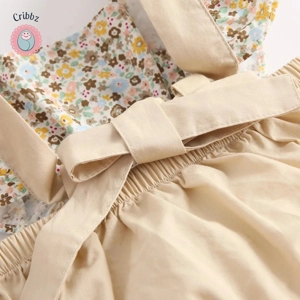 Floral Baby Girls Sleeveless Bodysuits