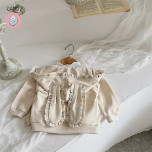 Cute Rabbit Ears Baby Cardigan Jacket