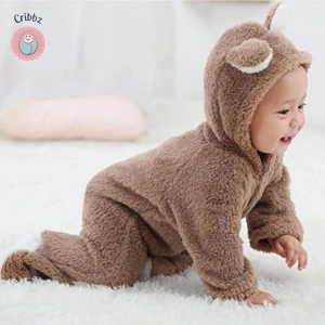 Winter Baby Fleece Romper Jumpsuit