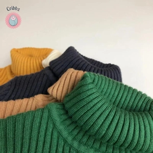 Stylish Turtleneck Knitwear for Kids