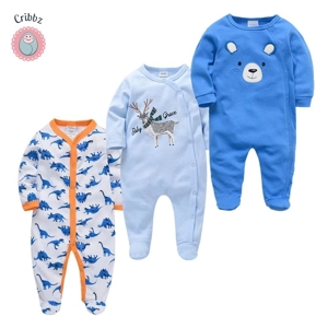 Soft Cotton Baby Sleepers and Rompers