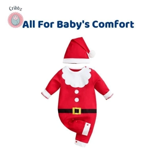 Adorable Santa Claus Baby Jumpsuit Costume