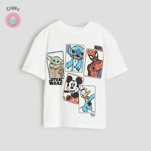 Casual Mickey Mouse Boys Summer T-Shirt