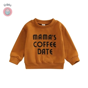 Cute Letter Print Baby Sweatshirt Pullover