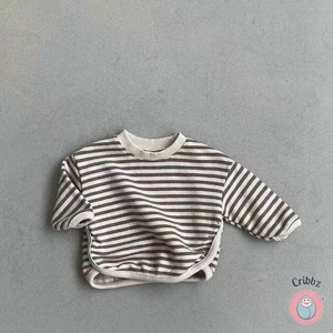 Autumn Striped Hoodie for Infants
