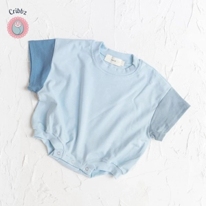 Newborn Summer Leisure Short Sleeve Bodysuit