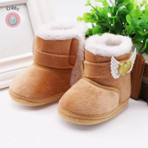 Cozy Soft Sole Baby Boots for Infants