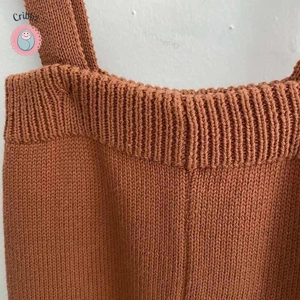 Knitted Baby Overall Sweater Pants 0-2Y