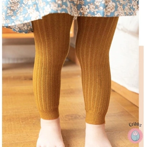 {Spring Kids Elastic Cropped Leggings