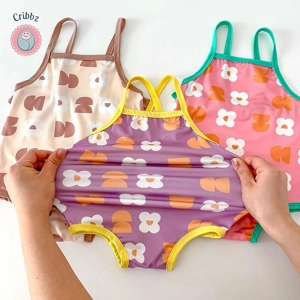 Baby Girls Floral Swimwear Set