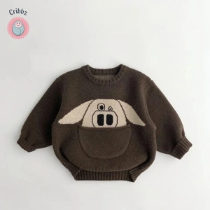 Korean Style Cartoon Knitwear for Kids