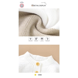 Cute Long Sleeve Knit Sweater for Infants