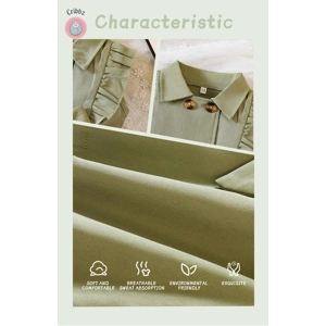 Retro Kids Trench Belted Dress