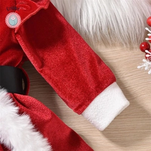 Newborn Christmas Santa Romper Outfit