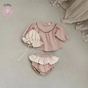 {Girls Lace Bloomer Toddler Shorts