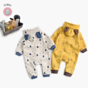 Winter Baby Boys Animal Jumpsuit Romper