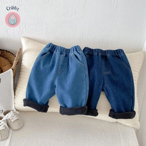 Soft Denim Straight Jeans for Kids