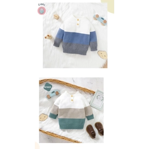 Cute Long Sleeve Knit Sweater for Infants