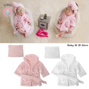 Newborn Photography Robe Outfit Set