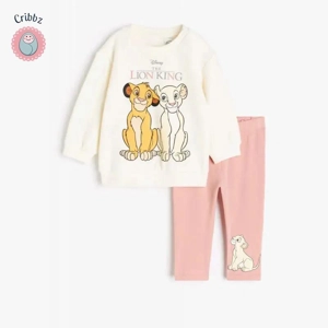 Cute Minnie Long Sleeve Hoodie Set