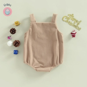 Christmas Corduroy Baby Deer Jumpsuit