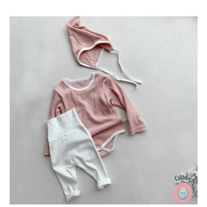 Cotton Ribbed Leggings for Infants