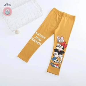 Disney Cartoon Girls Cotton Leggings Pants