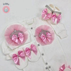 Emerald Gold Baby Bling Romper Set