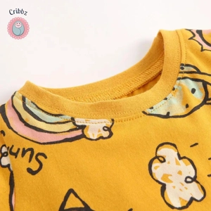 Sanlutoz Summer Cartoon Dress for Kids