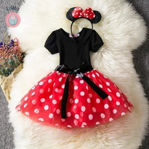 Cute Polka Dot Baby Girls Dress