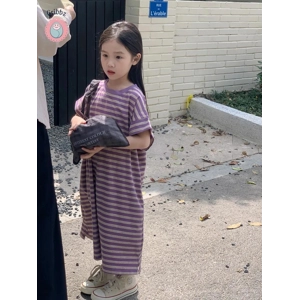 Summer Kids Striped Clothing Set