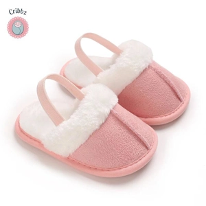 Cute Fluffy Baby Slippers for Toddlers