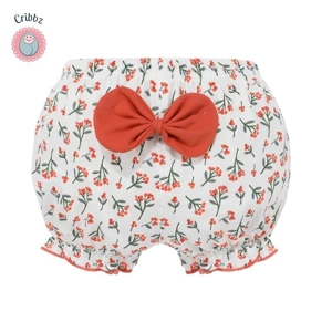 Cotton Baby Girl Stripe Bow Panties