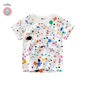 Cartoon Car Print Kids T-Shirt