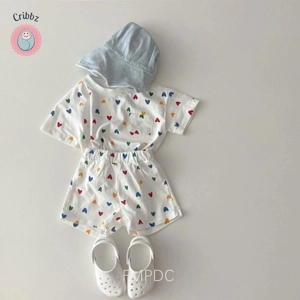 Summer Toddler Polka Dot Outfit Set