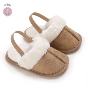 Cute Fluffy Baby Slippers for Toddlers