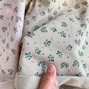 Floral Kids Trousers for Autumn Wear