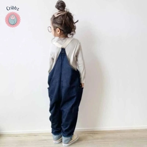 Casual Family Matching Denim Overalls