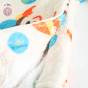 Warm Flannel Baby Jumpsuit for Winter