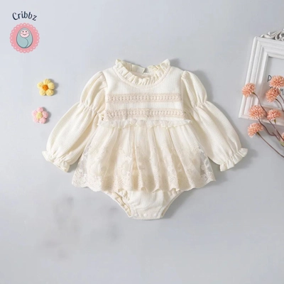 Princess Baby Girl Tutu Skirt Bodysuit title=