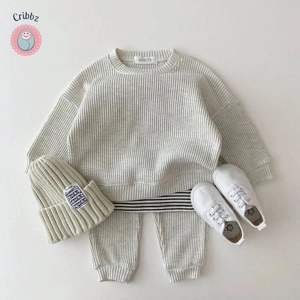 Korean Cotton Kids Tracksuit Set