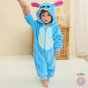 Cozy Winter Baby Hooded Romper Jumpsuit