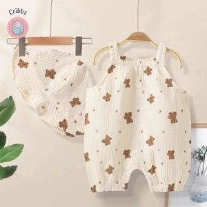 Animal Pattern Summer Baby Jumpsuit