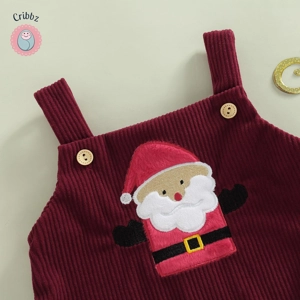 Christmas Corduroy Baby Deer Jumpsuit