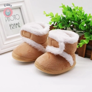 Cozy Soft Sole Baby Boots for Infants
