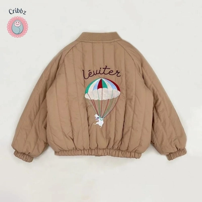 Kids Fleece Cotton Winter Jacket title=