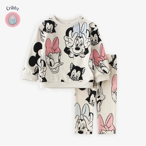 Disney Baby Girl Sweatshirt and Leggings Set