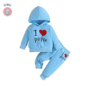 Cute Lettered Hoodie and Pants Set