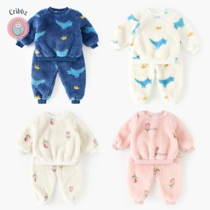 Warm Fleece Baby Outfit Set